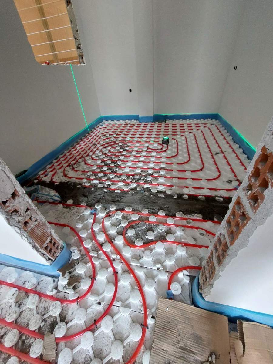 Τοποθέτηση ενδοδαπέδιας θέρμανσης στη Θεσσαλονίκη