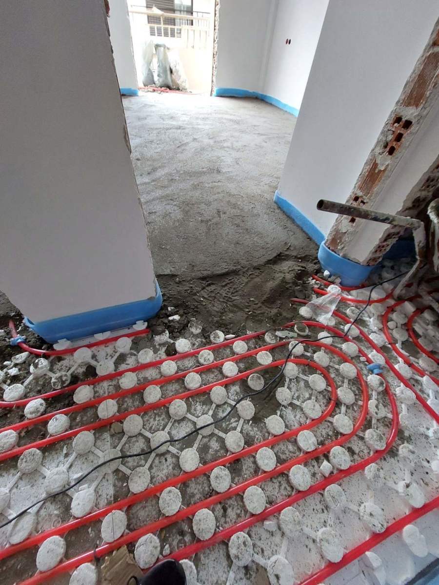 Τοποθέτηση ενδοδαπέδιας θέρμανσης στη Θεσσαλονίκη