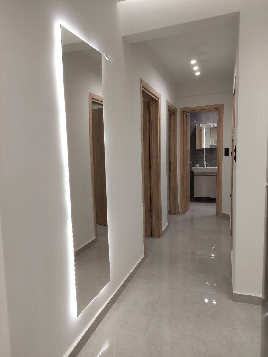 Μοντέρνα ανακαίνιση διαμερίσματος στη Θεσσαλονίκη μετά